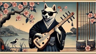 Japanese Shamisen 三味線  Electric Guitar X Piano X Bass※BMG Background Music For Study Or Relaxation [upl. by Euqinomod]