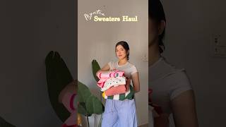 Myntra sweaters haul under ₹999 sweaterhaul myntrafinds sweaterstyle youtubeshorts falloutfits [upl. by Gage986]