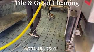 Vantool Terminator and 14AL with squeegees attachment tile and grout cleaning [upl. by Mady]