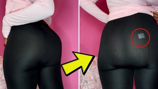 Try On Haul 2023  Tiny See Through Leggings Transparent Thong [upl. by Medorra]