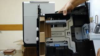 HP Pagewide Pro Printer 452dw Unboxing and installing [upl. by Leamiba]