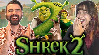 SHREK 2 IS ABSOLUTELY HILARIOUS Shrek 2 Movie Reaction [upl. by Ydorb]