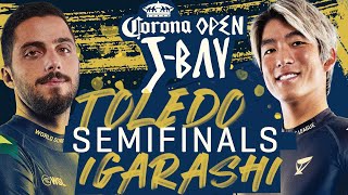 Filipe Toledo vs Kanoa Igarashi  Corona Open JBay 2023  Semifinals Heat Replay [upl. by Flanigan]