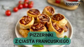 Pizzerinki z ciasta francuskiego  najłatwiejszy przepis [upl. by Peper290]