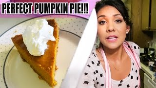 THE PERFECT PUMPKIN PIE  TastyTuesday [upl. by Hildy]