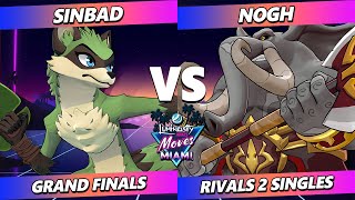 LMM Miami 2024 GRAND FINALS  Nogh Loxodont Vs sinbad Maypul Rivals of Aether 2  RoA2 [upl. by Ayardna]