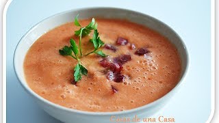 Gazpacho Andaluz Receta auténtica de la Abuela María [upl. by Greg220]