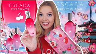 NEW ESCADA CHERRY IN JAPAN PERFUME REVIEW 🍒  ESCADA SUMMER LIMITED EDITION 2022  Soki London [upl. by Mcgray]