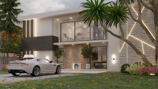 lovely 2 story house design4 bedrooms 16mx105mmodel0173 [upl. by Assiren797]