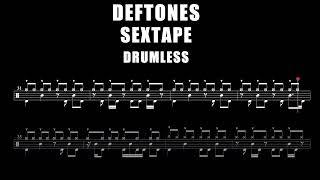 Deftones  Sextape  Drumless with scrolling drum score [upl. by Kindig]