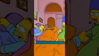 Homer skips church for the first time simpsons shorts [upl. by Hadik]