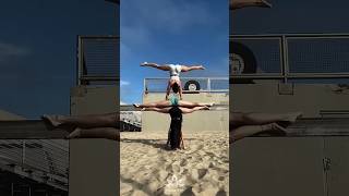 art trainer and leg stretches yoga acrobatics challenge motivation yogagirl flexibility [upl. by Jolenta]