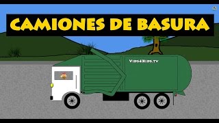 Vids4Ninos  Aprende a contar los camiones de basura [upl. by Ahsinod]