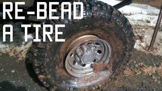 How to Re Bead a Tire  In the Field Vehicle Repair  Tactical Rifleman [upl. by Hairym]