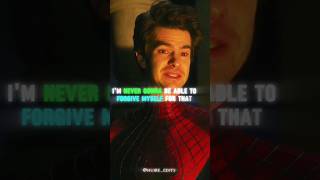 Andrew Garfield Peter 3 sad moment editing shorts marvel spiderman [upl. by Borreri]