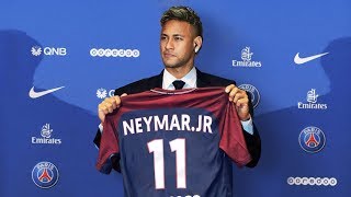 WORLDS MOST EXPENSIVE SHOCK TRANSFERS NEYMAR TO PSG [upl. by Ewart]