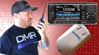 Icom IC705 DSTAR to DMR with the Openspot3 Cross Mode [upl. by Aicatsue]