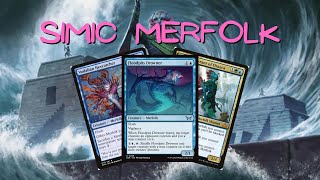 Simic Merfolk  Magic The Gathering  Duskmourn  MTG Pioneer [upl. by Eatnuahs]