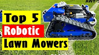 Best Lawn Mower Top 5 Best Robotic Lawn Mowers In 2024 [upl. by Nauqaj]