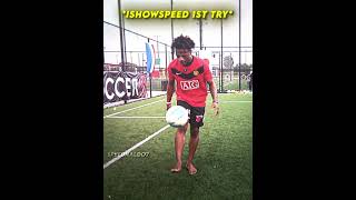 iShowSpeed New Football Skills 🤯🔥 [upl. by Rebmak496]