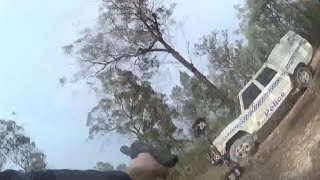 Bodycam Australian Officer Runs For His Life While Being Shot At By 3 Gunman That Killed 2 Officers [upl. by Chap743]