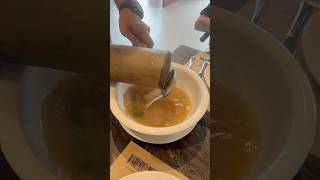 CHICKEN SOUP IN A BAMBOO food soup filipinofood chicken filipino bamboo restaurant warm [upl. by Joash527]