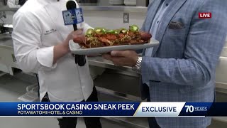 Sneak peek Potawatomi Casino and Hotel Sportsbook kitchen tour [upl. by Pierce885]