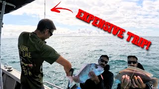 Expensive Trip I Snapped My Favourite Rod  Perth Baldchin Groper Mission [upl. by Annas851]