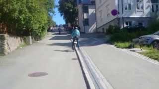 Bike Lift Trondheim norway [upl. by Quintin]