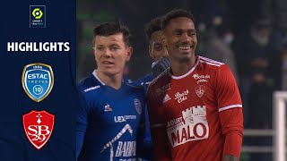 ESTAC TROYES  STADE BRESTOIS 29 1  1  Highlights  ESTAC  SB29  20212022 [upl. by Zosema]