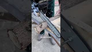 Solid wood furniture productionchainsaws hardware tools viralvideo foryou [upl. by Etnovaj]