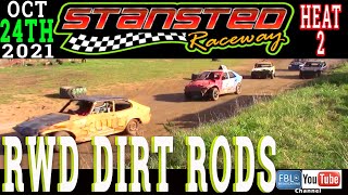 Stansted Raceway RWD DIRT RODS HEAT 2 24th October 2021 Stock car Banger racing freetowatch [upl. by Ahsenor782]