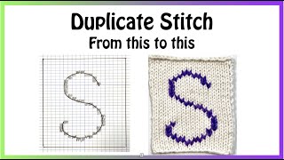 Duplicate Stitch tips and tricks [upl. by Emlyn]