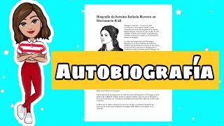 ✅LA AUTOBIOGRAFIA ¿Qué es ¿Cómo se hace TUTORIAL COMPLETO [upl. by Veronica]