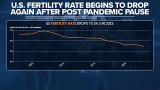 Report Birth rate drops to historic lows [upl. by Debbee908]