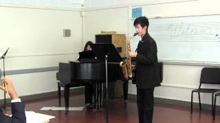 quotAndante and Allegroquot for Alto Saxophone by Andre Chailleaux [upl. by Roinuj464]