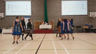 Newcastle Festival 2017  Edinburgh Scottish Dancers  Mixed Team  Miss Dumbreck [upl. by Gruver]