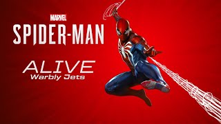 Marvels SpiderMan PS4 x quotAlivequot by Warbly Jets  Epic Remix  Mighty Mix Editz [upl. by Leksehcey]