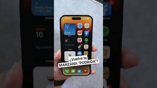 ¿VUELVE LA MANZANA quotPODRIDAquot Nuevo iPhone en problemas [upl. by Anerda232]