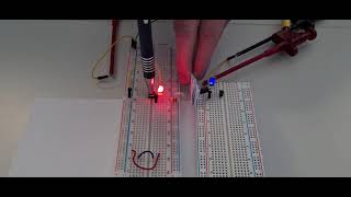 20211015 Lichtschranke mit IR Diode Schülervideo [upl. by Nomyt]