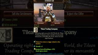 Tilean Trading Company Unusual Location Offers a Deal to Purchase your Settlement for 20000 Gold [upl. by Airrehs]