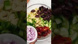 The Best Summer Side Greek Tortellini Pasta Salad [upl. by Jesh]