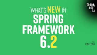 Whats new in Spring Framework 62 [upl. by Arral]