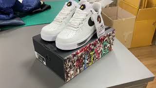 Nike air force 1  Paranoise White unboxing [upl. by Marcela818]