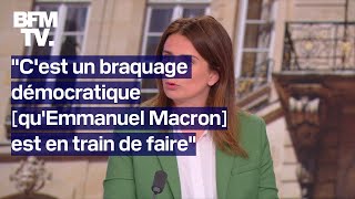 Coalition référendum quotFront républicainquot Linterview en intégralité de Marine Tondelier [upl. by Einaoj]