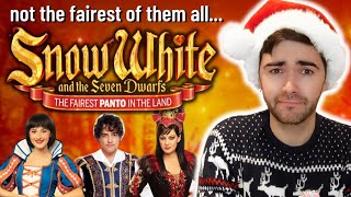 I was disappointed by SNOW WHITE  Review of New Wimbledon Theatre Pantomime starring Hannah Lowther [upl. by Constancy197]