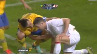 Zlatan Ibrahimovic  All 4 Goals Vs England 14112012 [upl. by Warder]