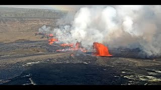 Kīlauea Volcano Hawaii Halemaʻumaʻu crater [upl. by Edson]