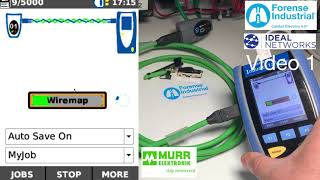 VÍDEO 1 NAVITEK IE VERIFICAR CABLE Y CONECTOR PROFINET o ethernet [upl. by Eimareg]