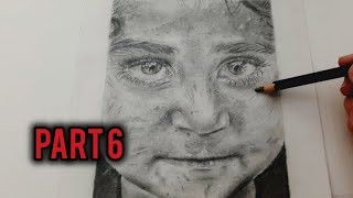 Drawing Realistic Face with Charcoal Technique [upl. by Mcgaw]